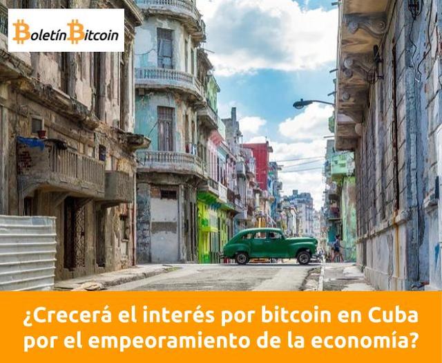 ¿Crecerá el interés por bitcoin en Cuba por el empeoramiento de la economía?