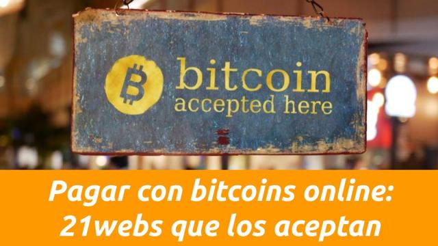 Pagar con bitcoins online