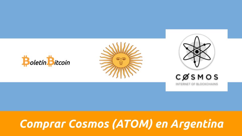 donde y como comprar cosmos atom en argentina